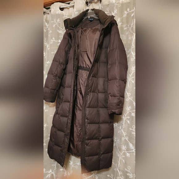 Lands End Quilted Down Coat - Picture 1 of 3